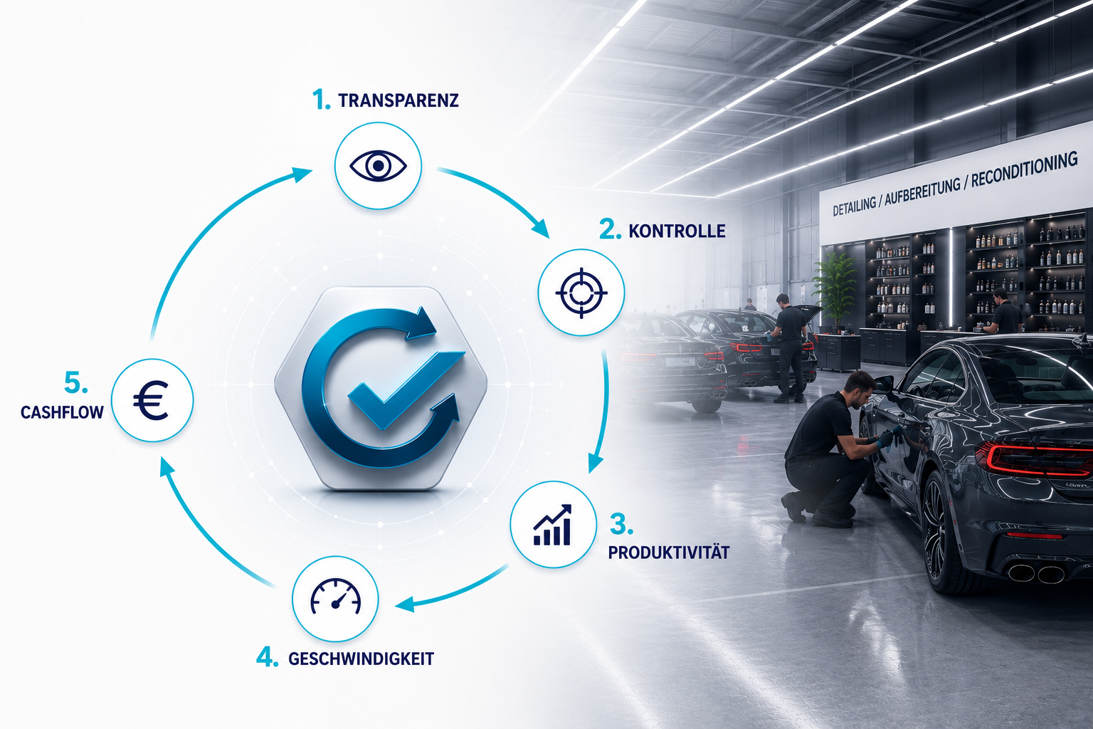 Automotive Execution Management – Managementsystem für sichtbare und steuerbare Fahrzeugprozesse